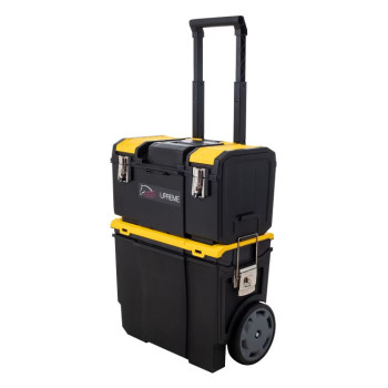 3-IN-1-Trolley mit Rädern