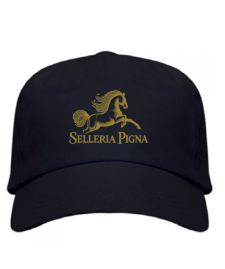 Unisex-Kappe Marineblau/Gold Selleria Pigna