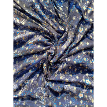 chiffon stampato floreale