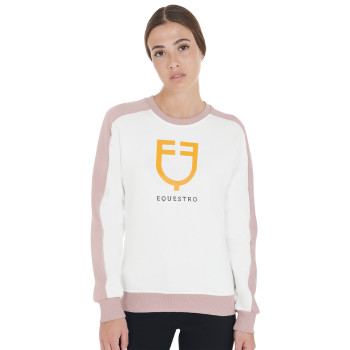 DAMEN-SWEATSHIRT MIT RUNDHALSAUSSCHNITT UND LOGODRUCK