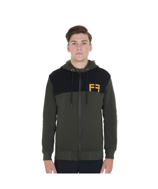 ZWEIFARBIGER HERREN-HOODIE