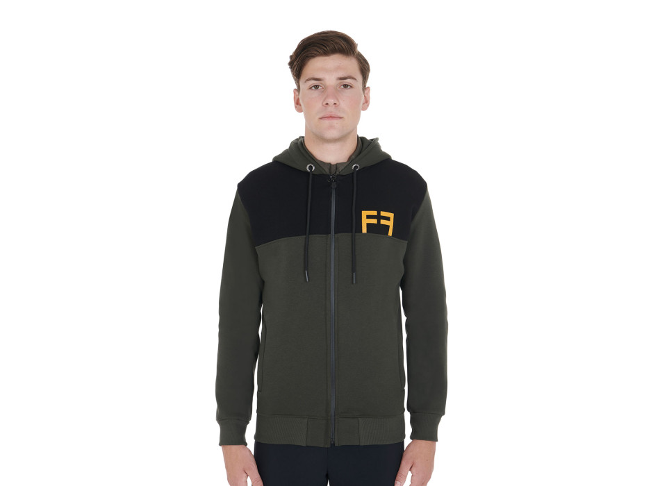 ZWEIFARBIGER HERREN-HOODIE
