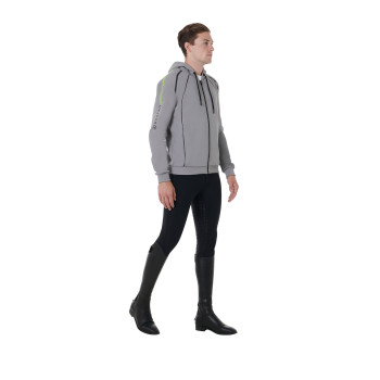 HERREN-SWEATSHIRT MIT FRONT-REISSVERSCHLUSS UND KAPUZE