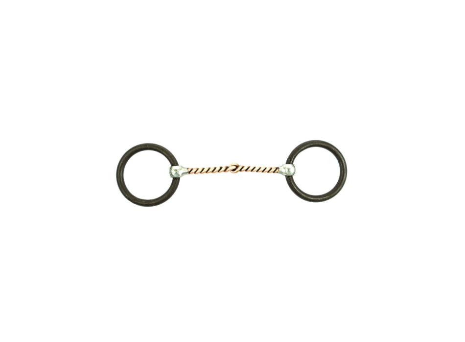 POOL'S WESTERN TWISTED COPPER RINGS BURNISHED RINGS