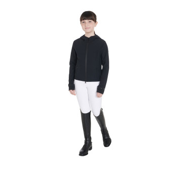 SLIM FIT KINDER-SOFTSHELLJACKE AUS TECHNISCHEM GEWEBE