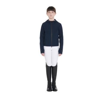SLIM FIT KINDER-SOFTSHELLJACKE AUS TECHNISCHEM GEWEBE