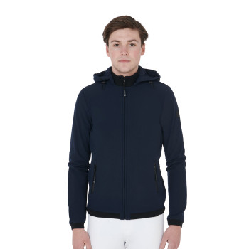 HERREN SLIM FIT SOFTSHELLJACKE MIT FLEECE-INNENFUTTER
