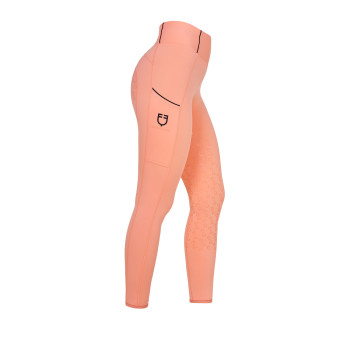 EQUESTRO Damen-Leggings in schmaler Passform mit optimalem Grip