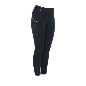 MÄDCHEN-LEGGINGS MIT LOGO UND SLIM FIT