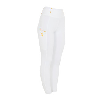 MÄDCHEN-LEGGINGS MIT LOGO UND SLIM FIT