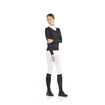 Ego7 Damen-Pullover mit V-Ausschnitt