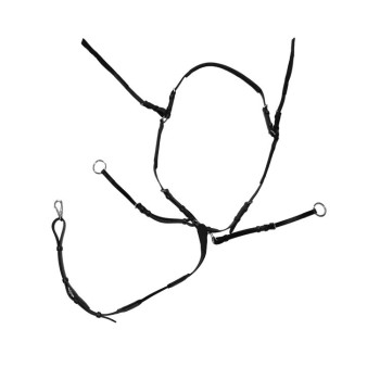 STUBBEN JAGD-MARTINGAL MIT KARABINERHAKEN