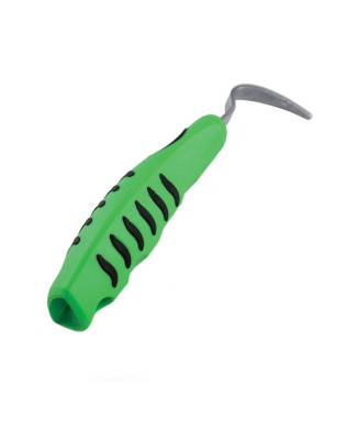 FUSSREINIGER MIT EDELSTAHLHAKEN + ERGONOMISCHEM GUMMIGRIFF