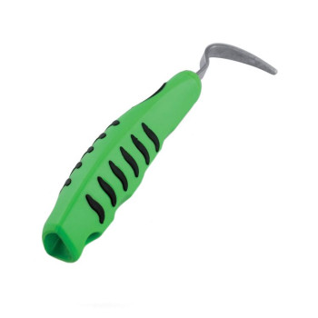 FUSSREINIGER MIT EDELSTAHLHAKEN + ERGONOMISCHEM GUMMIGRIFF