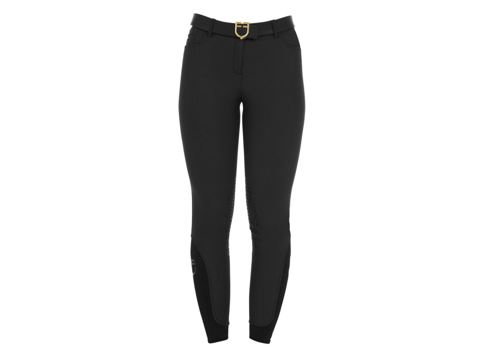 EQUESTRO Damen-Leggings in schmaler Passform mit optimalem Grip