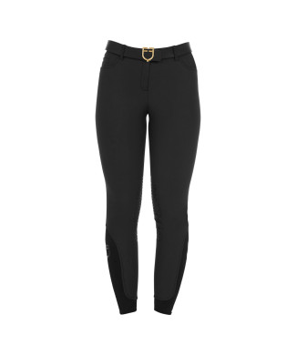 DAMEN SLIM FIT GRIP HOSE MIT EQUESTRO LOGO