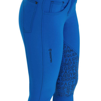 DAMENHOSE AUS TECHNISCHEM GEWEBE MIT GRIP AM KNIE