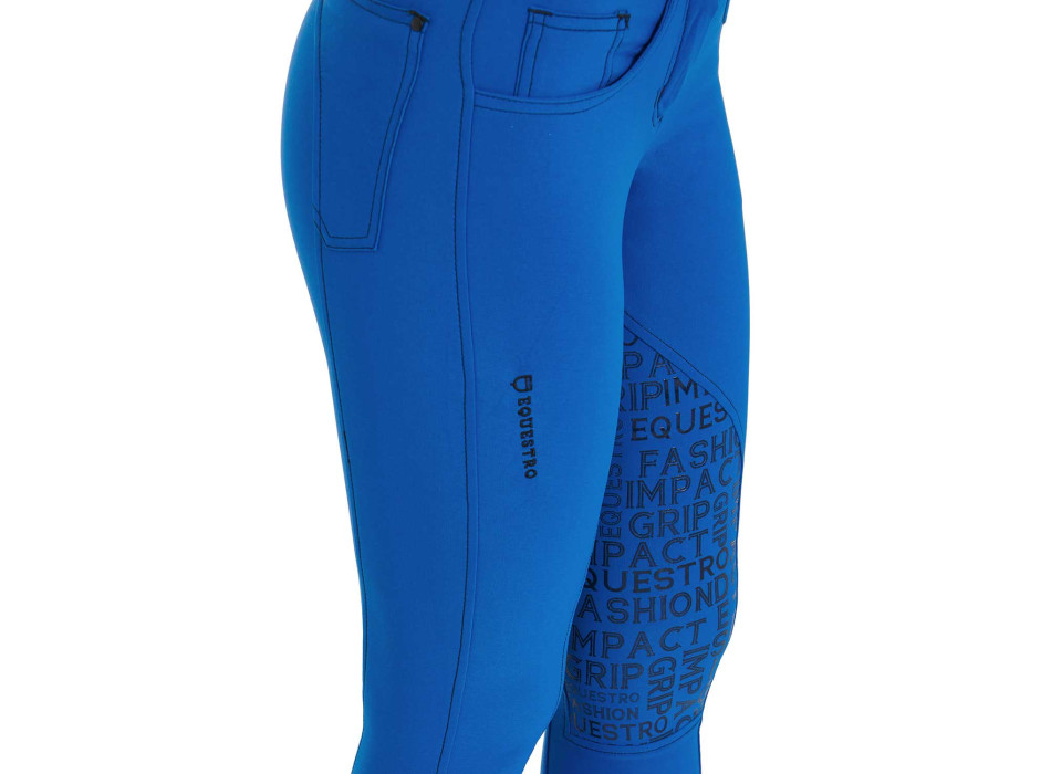 DAMENHOSE AUS TECHNISCHEM GEWEBE MIT GRIP AM KNIE