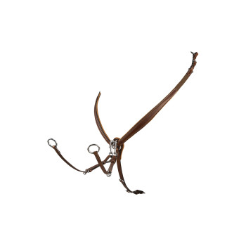 Vorderzeug mit Gabel aus gegerbtem Leder