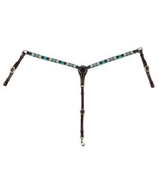SKY POOL'S NAVAJO BEADED OIL WESTERN PECTORAL