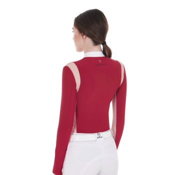 DAMEN-WETTBEWERB-POLOSHIRT MIT MESH-EINSÄTZEN