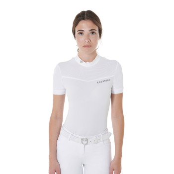 KURZARM-WETTBEWERB-POLOSHIRT FÜR DAMEN AUS TECHNISCHEM GEWEBE