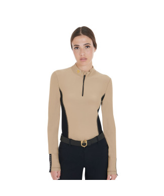 LANGARM-TRAININGSPOLOSHIRT FÜR DAMEN