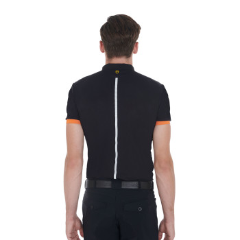 HERREN-TRAININGSPOLO MIT KONTRASTIERENDEN DETAILS