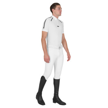 SLIM FIT KURZARM HERREN-WETTBEWERB-POLO