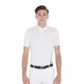 SLIM FIT HERREN-POLOSHIRT AUS TECHNISCHEM STOFF MIT PASSELN