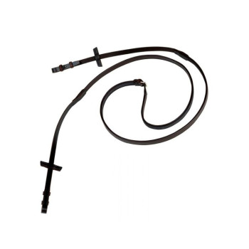 Einfache, schmale Lederzügel.