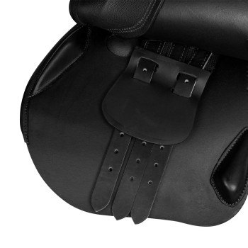 Springsattel Firenze Holzbaum gehämmertes Leder