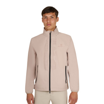 Softshelljacke für Herren mit EQUESTRO-Logo auf dem Rücken