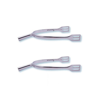 STUBBEN HERREN-DEUTSCHE SPOREN, 35 MM, OHNE RÄDCHEN (1 PAAR)