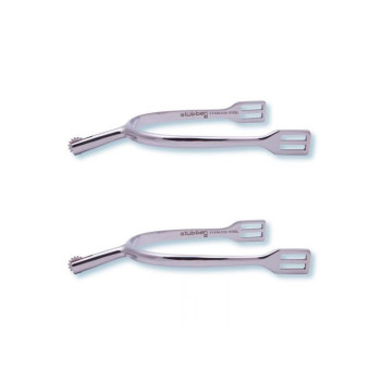 STUBBEN HERREN-DEUTSCHE SPOREN, 35 MM, GEZAHNTES RÄDCHEN (1 PAAR)