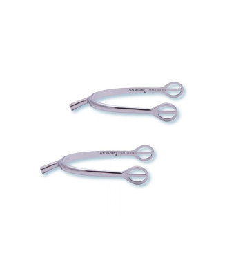 STUBBEN HERREN-SPORNEN „PRINCE OF WALES“, 20 MM (1 PAAR)