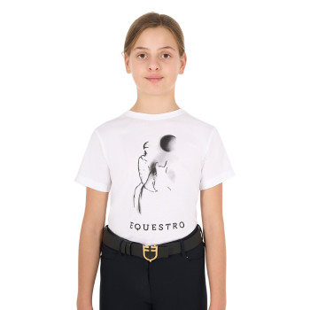 SLIM FIT T-SHIRT MIT MOONRAY-PRINT FÜR MÄDCHEN