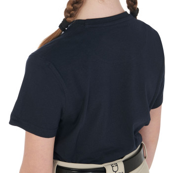 SLIM FIT MÄDCHEN-T-SHIRT MIT BUNTEM JUMP-PRINT
