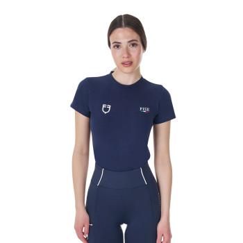 Equestro X FISE Slim-Fit-Damen-T-Shirt