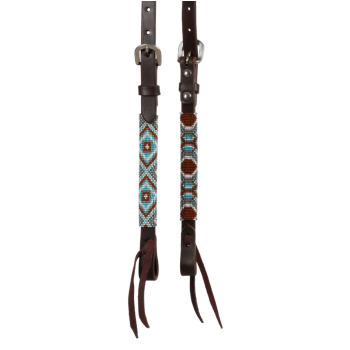 BRIDLE WITH DIAMOND BEADS AND ONE EAR OILING