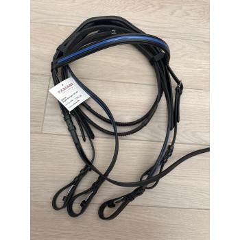 BARRAGE LEATHER BRIDLE WITH PARIANI REINS