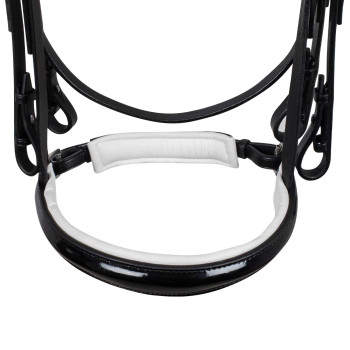 DRESSAGE BRIDLE WHITE PADDING