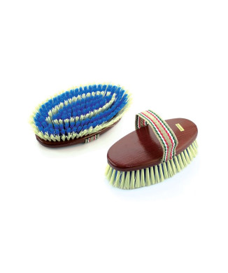 SYNTHETIC BRUSH WITH PAINTED BACK