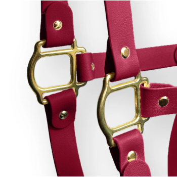 Crimson Velvet Sparkle Unicorn Halter