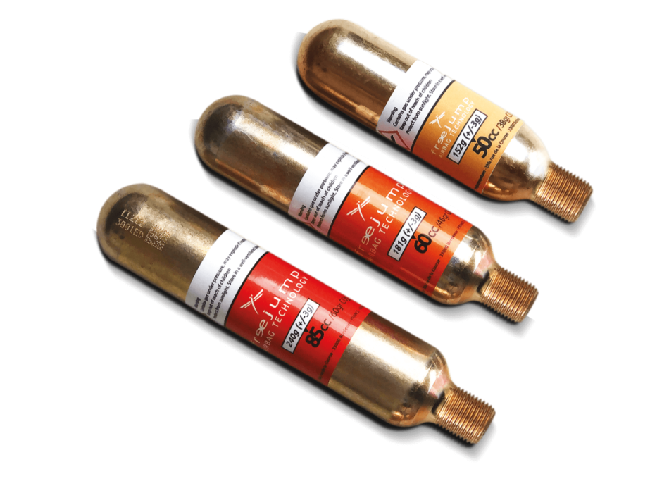 Freejump airbag cartridges