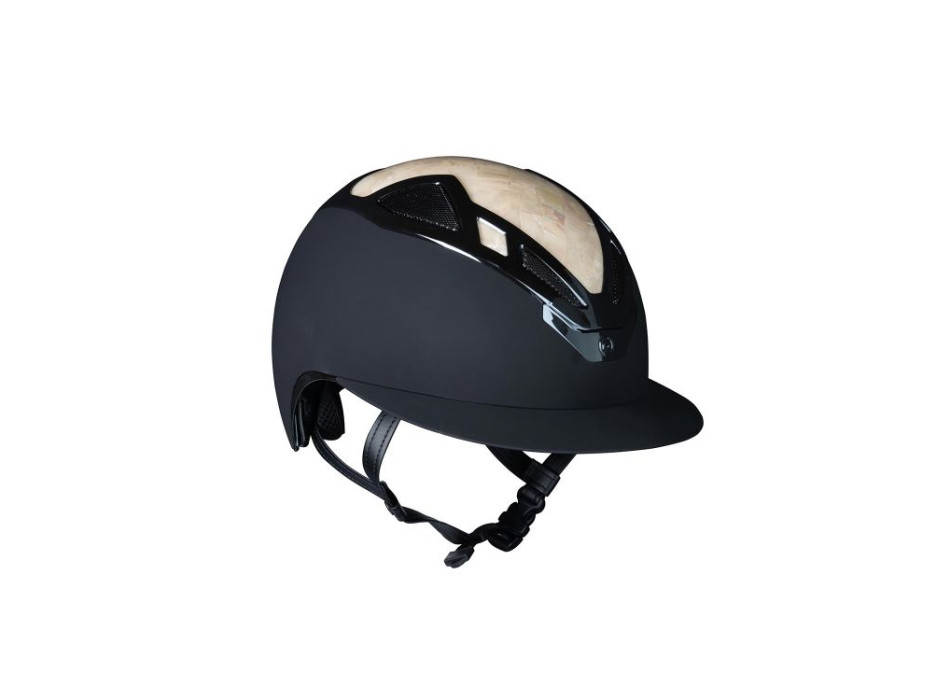APEX MOTHER OF PEARL LADY BLACK MATT HELMET