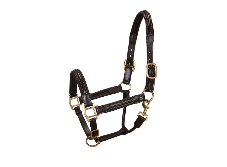SOFT LEATHER HALTER RESISTANT BUCKLES