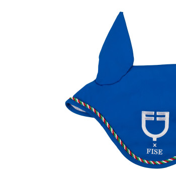 Equestro X FISE tricolor piping jumping saddle pad
