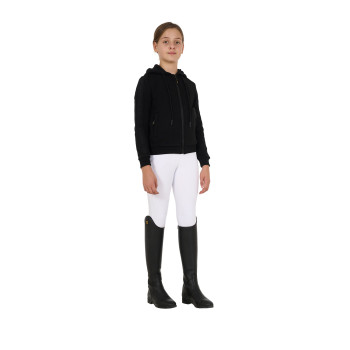 GIRLS FULL ZIP SWEATSHIRT WITH INTERNAL FLEECE