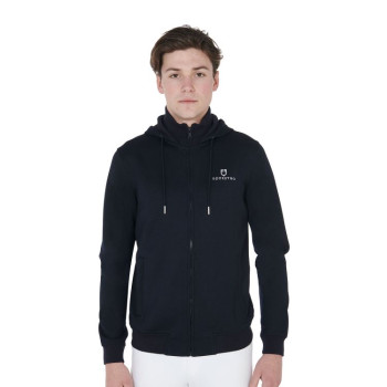 MEN'S HOODIE WITH EMBROIDERED LOGO